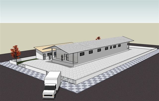     Planta abaixo parte externa fabrica de biscoito amanteigados imagem ilustrativa 